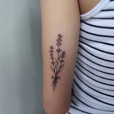 Lavender Flower Tattoo Designs Best 25 Lavender Tattoo Ideas On Pinterest Delicate Lavender Tattoo Tattoos Marigold Tattoo