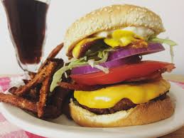 Copycat Checkers Rallys Champ Burger And Fries Vegan