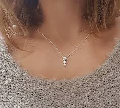 Get it as soon as wed, jun 16. 16 Three Stone Diamond Necklace Ideas Diamond Three Stone Diamond Diamond Necklace