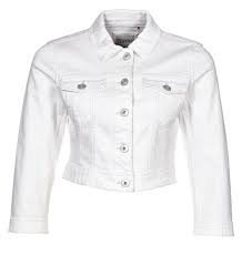 Veste en jean femme blanche. Oferta Specifica Livrare Gratuita Culori Delicate Blouson Jean Femme Blanc 101openstories Org