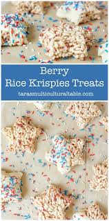 Berry Rice Krispies Treats And Smithsonian National Museum Of American History Tara S Multicultural T In 2020 Rice Krispie Treats Krispie Treats Sweet Treats Recipes