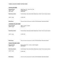 In both cases, a person or entity would have an account at an issuing bank. Swift Code Firstcaribbean International Bank