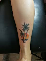 Palm Tree Design Tattoo 53 Ideas Palm Tree Tattoo Ankle Palm Tree Tattoo Tree Tattoo Ankle