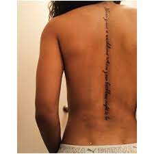 Never Grow A Wishbone Where Your Backbone Ought To Be My Spine Tattoo Tattoos Spine Tattoo Tattoos And Piercings