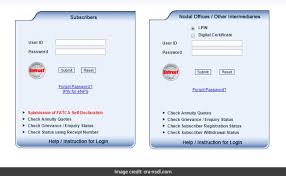 nps statement and account balance how to check it online