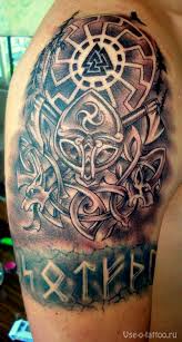 See more ideas about shield tattoo, celtic shield, celtic tattoos. Simple Black And Gray Style Shoulder Tattoo Fo Celtic Armor With Shield Tattooimages Biz