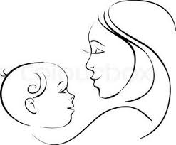 Pin By Kelley Buttrick On Logos Mother And Child Drawing Baby Drawing Baby Icon
