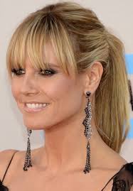 Voguish long bangs in haircut trends 2021. Pin By Hairstyle On Point On Hair Heidi Klum Hair Cool Hairstyles Over 40 Hairstyles