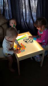 What A Great Ikea Hack From Hobby Mommy Creations Diy Light Table Diy Light Table Light Table Diy Lighting