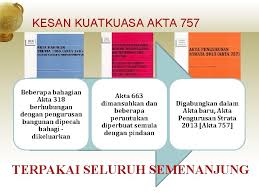 Akta ertinya akta pengurusan strata 2013 akta 757; Faktafakta Penting Berkenaan Akta Pengurusan Strata 2013 Akta