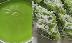 Resepi kaswi pandan 4 cawan air 2 cawan tepung gandum 1 cawan tepung ubi 1 cawan jus pandan(blend 6 helai daun pandan. Kuih Legend Kaswi Pandan Nak Nampak Licin Cantik Ni Panduannya Keluarga