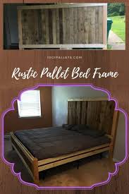 Pallet bed sizes king, queen, full, twin & daybed. Rustic King Size Pallet Bed Frame Laptrinhx