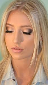 Blondes are fortune in that they can wear eyeliner shades of almost any color. Wedding Makeup Pics Natural Wedding Makeup Hair Makeup Makeup For Blondes