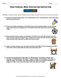 These worksheets are pdf files. Free 2nd Grade Math Word Problem Worksheets Mashup Math