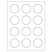 It's easy to add your logo, graphics and information using free avery design & print. Template For Avery 22807 Print To The Edge Round Labels 2 Diameter Avery Com