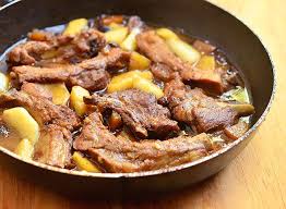 Pineapple Pork Ribs Recipe Pineapple Pork Pork Rib Recipes Filipino Pork Ribs Recipe