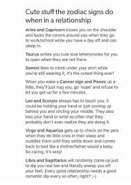We all need a confidence boost every once in a while, so why not check out. Cute Stuff The Zodiac Signs Do When In A Relationship Aries And Capricorn Kisses You On The Shoulder And Tucks The Covers Around You When They Go To Workschool While You Have