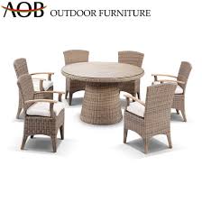 Ecopoly balcony table has a rounded table top and rounded lower shelf. Wholesale Modern Chinese Rattan Outdoor Furniture Chairs Sets Garden Patio Dining Table Chinese Furniture Dining Furniture