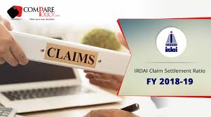 The death claim settlement ratio as well as the claim rejection/repudiation ratio of indian life insurance companies are provided in the table given below. Irda Claim Settlement Ratio 2018 19 Comparepolicy Com