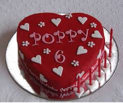 Valentines birthday fondant hearts cake for a valentine's day baby first birthday. Valentines Birthday Cake Jpg