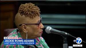 Jackie Rowe-Adams Topic “Gun Violence Survivors”