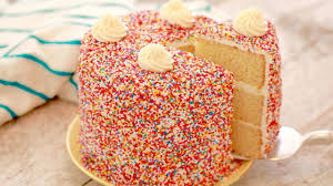 Wrap pans with cake strips****. Gemma S Best Ever Vanilla Birthday Cake Recipe Bigger Bolder Baking