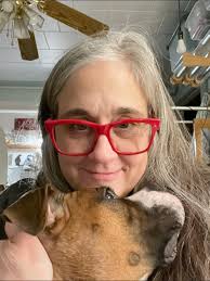 They love each other so much! And I love them. #boxermom #hershey #guss