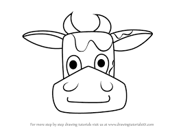 How to draw a donkey face. Easy To Draw Cow Face Novocom Top