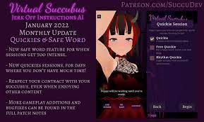 Hentai Femdom JOI AI] Virtual Succubus Monthly Update 0.25 | 3 New  “Quickies” Session Types | Safe Word | And more! | Web/PC/Android Demos  Available : r/lewdgames