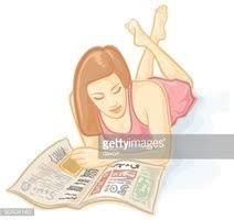 Books come in all shapes, colors and sizes and they're so much fun to touch, smell and turn. Girl Reading Magazine Color Clipart Images