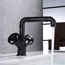 ruth industrial pipe matte black 1 hole