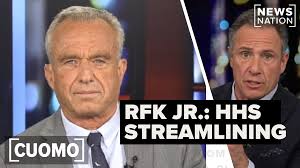 Robert F. Kennedy Jr. is defending his plan to cut 10,000 jobs from the  U.S. Department of Health and Human Services in hopes of streamlining a  “sprawling” agency while staying focused