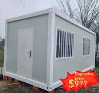 Modern Flat Pack Container Office House Classroom Prefab Homes Factory  Prefabricated Extendable Container Warehouse