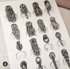 Pin Von Jessi Auf Bleistiftzeichnungen Haare Zeichnen Frisuren Zeichnen Zeichnungen Von Haaren