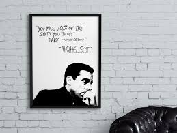 The best hockey player of all time sounds off the game, practice and skating. The Office Quote Decor Michael Scott Wayne Gretzky Poster Etsy
