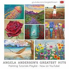 Learn how to draw and paint a sea turtle! Angela Anderson On Twitter As A Way To Celebrate Passing 25 Million Views On Youtube Last Week We Created This Playlist Of Our Greatest Hits Free Painting Tutorials Of Ours That