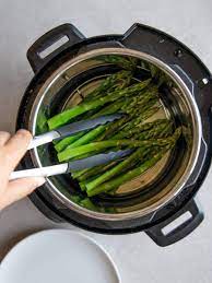 Mar 18, 2017 · place trivet or steamer basket in bottom of instant pot. Instant Pot Asparagus Perfectly Crisp And Tender Real Vibrant