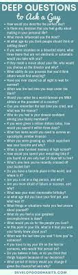 These 20 questions are perfect for breaking the ice. 371 Deep Questions To Ask To Know Someone Deeply