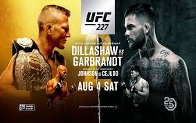 In an interview with submission radio, dillashaw discussed the possibility of dropping down to the flyweight division to take on johnson. Ufc 227 Dillashaw Vs Garbrandt 2 Fight Card Preview And Tv Schedule Mykhel