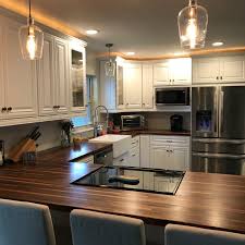 Butcher block countertop installation instructions receiving your butcher block top it is very important to open and inspect the product when it is delivered. Butcher Block Counter Tops Installation Finishing Craft Co Remodeling Inc