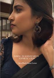 Black Saree Lover #blacklover #blacksaree #blacksareelover #sareelover  #blackandblue #charming #charmingsaree #selfmakeup #selfdressing  #weddingfunction #srilankansarees #sareedesigns #tamilsongs ...