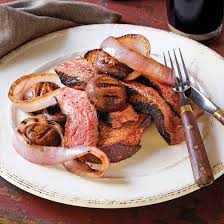 Lay the seasoned steaks in the hot skillet and cook them for 1 minute without moving. How To Cook With Bison Meat Food Wine