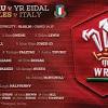 Italy will be looking to secure three wins from group a, but will face a tough test against wales. 1