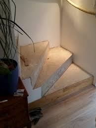 Vielleicht willst du im neuen eigenheim aber auch einfach die. Betontreppe Mit Parkett Belegt Treppenrenovierung Treppenverkleidung