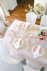 Blush Table For Easter Or Spring Randi Garrett Design Easter Tablescapes Pink Table Settings Pink Table