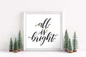 Christmas tree is an essential attribute of christmas and new year. All Is Bright Svg For Christmas Hey Let S Make Stuff