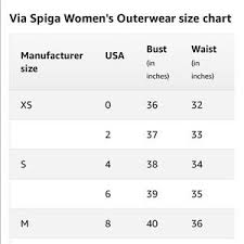 33 Efficient Via Spiga Size Chart