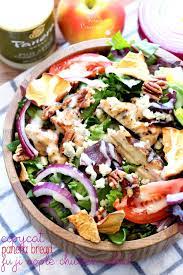 Copycat Panera Bread Fuji Apple Chicken Salad Kim S Cravings Fuji Apple Chicken Salad Apple Salad Recipes Chicken Salad Ingredients