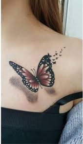 Different color butterflies tattoo by johnny gage. 55 Shoulder Tattoo Designs You Want To Try Next Butterfly Tattoos Images 3d Butterfly Tattoo Butterfly Tattoo Designs