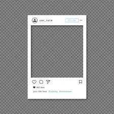 Free Vector Instagram Frame Template Instagram Frame Template Instagram Frame Frame Template